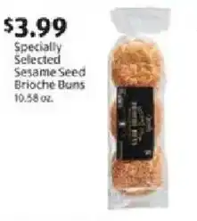 Aldi Specially Selected Sesame Seed Brioche Buns offer