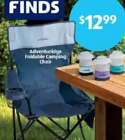 Aldi Adventuridge Foldable Camping Chair offer