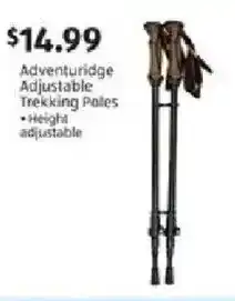 Aldi Adventuridge Adjustable Trekking Poles offer