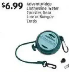 Aldi Adventuridge Clothesline, Water Canister, Gear Line or Bungee Cords offer
