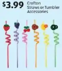 Aldi Crofton Straws or Tumbler Accessories offer