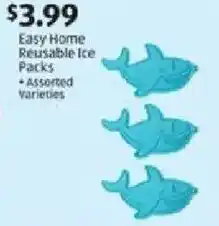 Aldi Easy Home Reusable Ice Packs offer