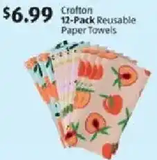 Aldi Crofton reusable paper towels offer
