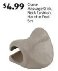 Aldi Crane massage stick, neck cushion hand or foot set offer