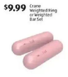 Aldi Crane Weighted Ring or Weighted Bar Set offer