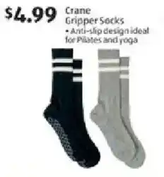 Aldi Crane Gripper Socks offer