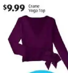 Aldi Crane Yoga Top offer