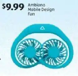 Aldi Ambiano mobile design fan offer
