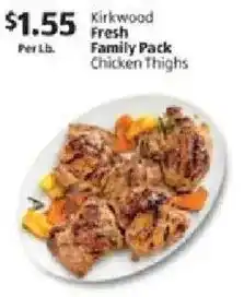 Aldi Kirkwood Fresh Family Pack Chicken Thighs offer