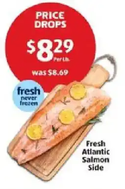Aldi Fresh Atlantic Salmon Side offer