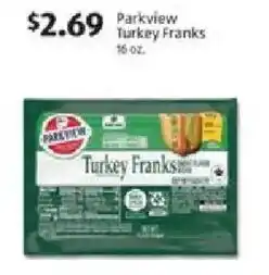 Aldi Parkview Turkey Franks offer