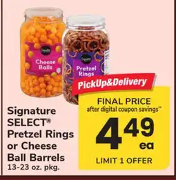 ACME Signature SELECT Pretzel Rings or Cheese Ball Barrels offer