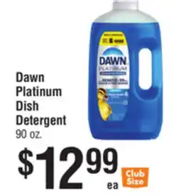 Smart & Final Dawn Platinum Dish Detergent offer