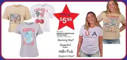 Dunham's Sports WOMEN'S AMERICANA TEE OR TANK offer