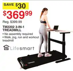 Dunham's Sports TM2202 3-IN-1 TREADMILL offer