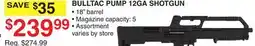 Dunham's Sports BULLTAC PUMP 12GA SHOTGUN offer