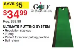 Dunham's Sports GOLF GIFTS & GALLERY ULTIMATE PUTTING SYSTEM offer