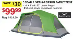 Dunham's Sports EAGLES CAMP CEDAR RIVER 8-PERSON FAMILY TENT offer