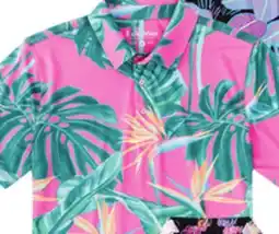 Dunham's Sports PINK BIRDS OF PARADISE POLO offer