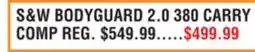 Dunham's Sports S&W BODYGUARD 2.0 380 CARRY offer