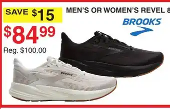 Dunham's Sports BROOKS MEN'S OR WOMEN'S REVEL 8 offer