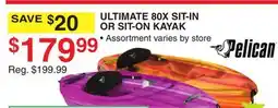 Dunham's Sports ULTIMATE 80X SIT-IN OR SIT-ON KAYAK offer