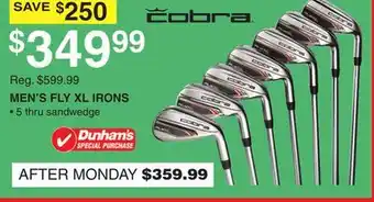 Dunham's Sports COBRA MEN'S FLY XL IRONS offer