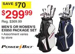 Dunham's Sports POWERBUILT MEN'S OR WOMEN'S EX850 PACKAGE SET offer