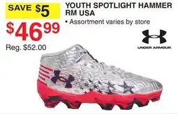 Dunham's Sports UNDER ARMOUR YOUTH SPOTLIGHT HAMMER RM USA offer