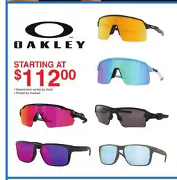 Dunham's Sports OAKLEY offer