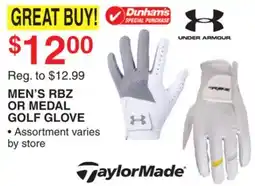 Dunham's Sports MEN'S RBZ OR MEDAL GOLF GLOVE offer