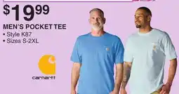 Dunham's Sports CARHARTT MEN'S POCKET TEE offer