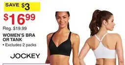 Dunham's Sports JOCKEY WOMEN'S BRA OR TANK offer