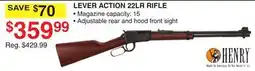 Dunham's Sports HENRY LEVER ACTION 22LR RIFLE offer