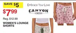 Dunham's Sports WOMEN'S LOUNGE SHORTS offer