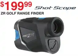 Dunham's Sports SHOT SCOPE ZR GOLF RANGE FINDER offer
