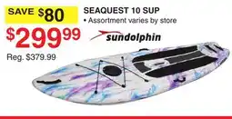 Dunham's Sports SUNDOLPHIN SEAQUEST 10 SUP offer