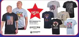 Dunham's Sports CANYON CREEK MEN'S AMERICANA TEE, TANK OR MUSCLE offer