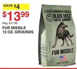 Dunham's Sports FUR MISSILE 12 OZ. GROUNDS offer