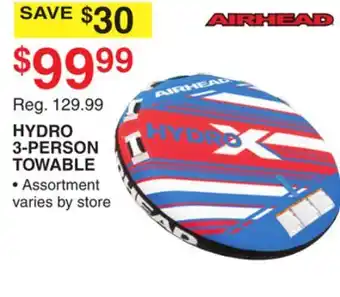 Dunham's Sports AIRHEAD HYDRO 3-PERSON TOWABLE offer
