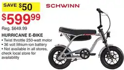 Dunham's Sports SCHWINN HURRICANE E-BIKE offer