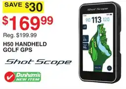 Dunham's Sports H50 HANDHELD GOLF GPS offer