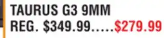 Dunham's Sports TAURUS G3 9MM offer