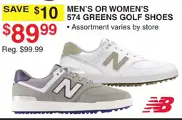 Dunham's Sports NEW BALANCE MEN'S OR WOMEN'S 574 GREENS GOLF SHOES offer