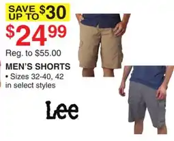 Dunham's Sports LEE MEN'S SHORTS offer
