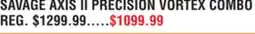 Dunham's Sports SAVAGE AXIS II PRECISION VORTEX COMBO offer