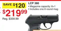 Dunham's Sports RUGER LCP 380 offer