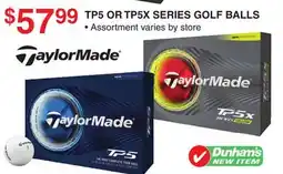 Dunham's Sports TAYLORMADE TP5 OR TP5X SERIES GOLF BALLS offer