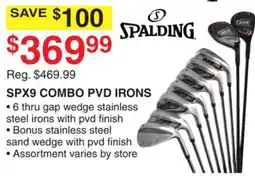 Dunham's Sports SPX9 COMBO PVD IRONS offer