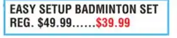 Dunham's Sports EASY SETUP BADMINTON SET offer
